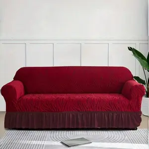 Integrated Stretch Sofa Cover - Suitable for All Seasons, Machine Washable and Hand Washable, Anti-Scratch and Non-Slip, Integrated Wrap Design, Suitable for Living Room Sofa, Elastic Sofa Slipcover, Sofa Couch Covers