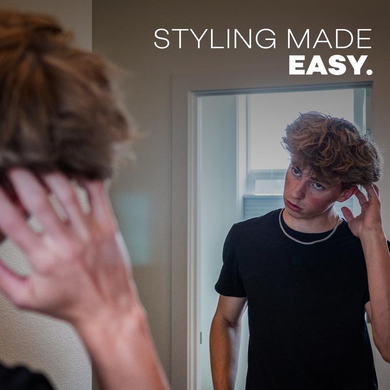 CS THEORY Hair Styling Clay for Men - Strong Hold Matte Finish Lightweight Non-Greasy Formula Adds Texture Volume and Control 3.5 oz