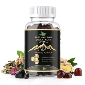 Green Pigeons Himalayan Shilajit Gummies Advanced Edition | 8-IN-1 | With Ashwagandha, Gokshura & other herbs | Sports and Fitness | 60 Gummies 2-Month Pack