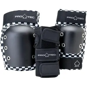 Street 3-Pack Pad Set - Protective Gear for Skateboarding, Roller Skating, Scooter, Bicycling