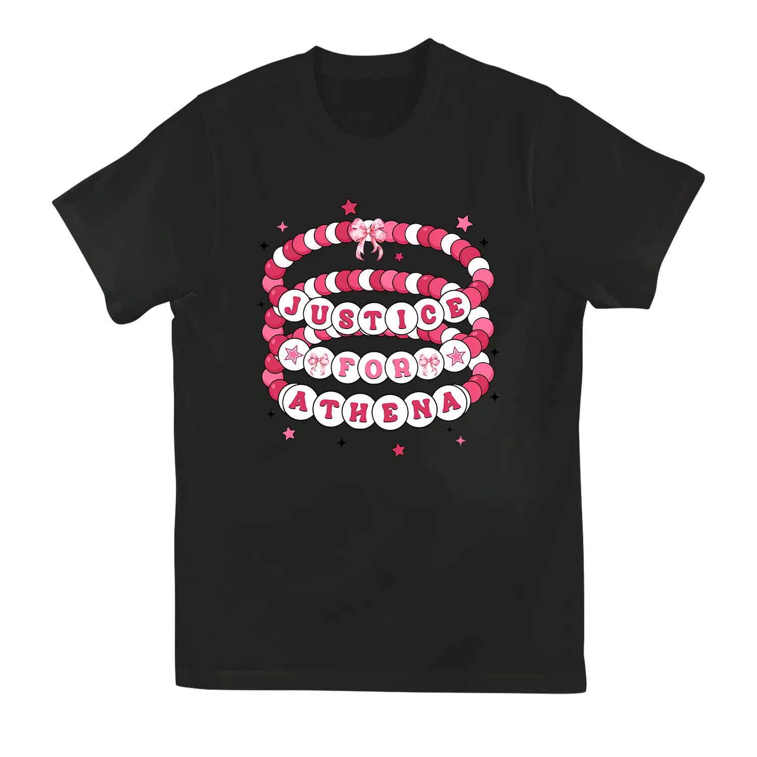 Justice For Athena Protest Graphic T-Shirt, Demand Justice Awareness Tee, Activism Support Shirt, Social Movement Statement Top, Aesthetic Coquette Style Women Fashion