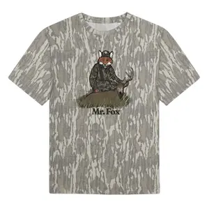 [NEW 2026] Mr. Fox Whitetail Mossy Oak Bottomland Camo Tee For Men And Women, Mossy Oak gift for dad 2026