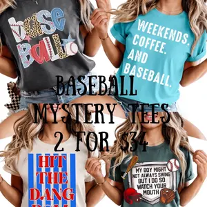 BASEBALL MYSTERY 2/$34 TEES