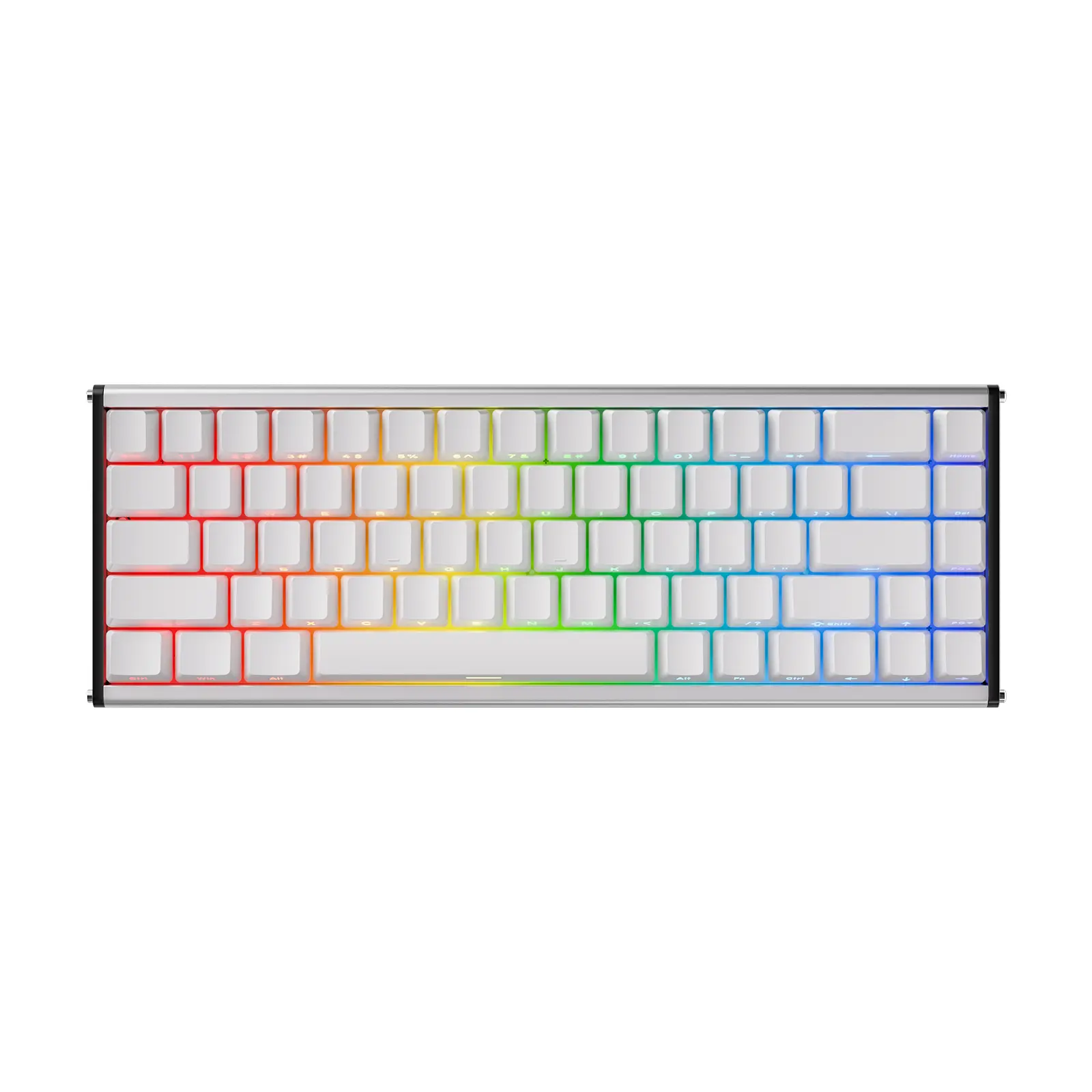 AJAZZ ALUX68 MAX HE Magnetic Shaft Mechanical Keyboard, 60% Gaming Keyboard, Quick Trigger, Magnetic Switches 8K Hz Polling Rate, PBT Keycaps for Win/Mac, Wired RGB Mechanical Keyboard.
