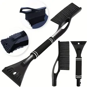 Car Ice Scraper, Snow Brush, Multi-Functional Extendable Heavy Duty Winter Car Snow Removal Tool, Durable & Efficient Automotive Accessory
