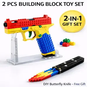Building Block Toy Set + 2pcs Combo + DIY/Assembly/Display + Kids/Gift/Ages 6+ Building Block Toy Set + 2pcs Combo + DIY/Assembly/Display + Kids/Gift/Ages 6+