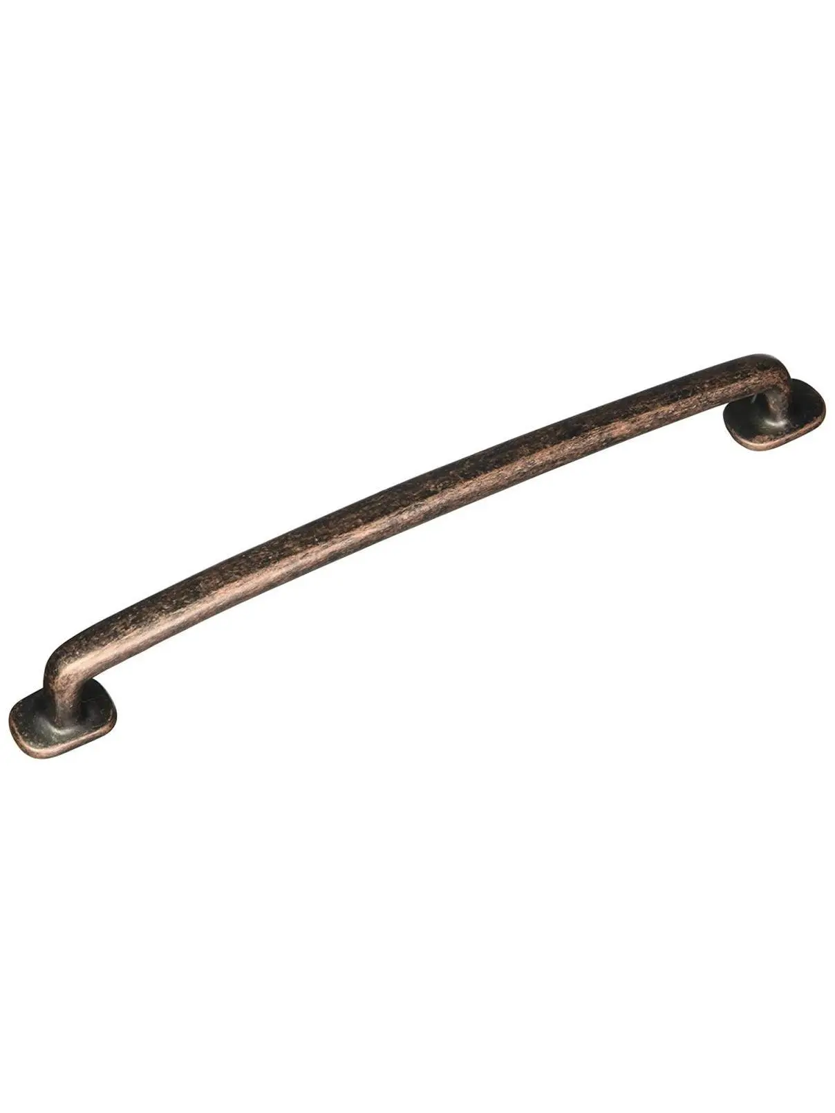 8 in. Riverstone Pull - Antique Copper Door & Cabinet Hardware, Long Lasting Design, Great for Any Cabinet, Drawer, or Door, Mounting Hardware Included