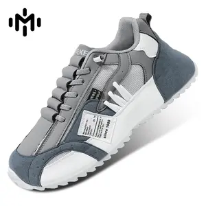 Men & Women’s Retro Chunky Sole Sneakers - Suede Mesh Paneled & Vintage Tag Detail | Streetwear Casual Everyday Trainers Footwear Sports Shoes Walking Shoes  sneakers for men
