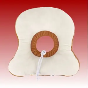 Cat Collar Elizabethan Collar Anti-Licking Toast Bread Slice Neutering Neckwear Adjustable Cute Pet Head Cover