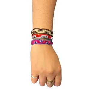 Handmade Braided Bracelet - Colorful Braids with Various Patterns, Adjustable Fit, Elegant Design
