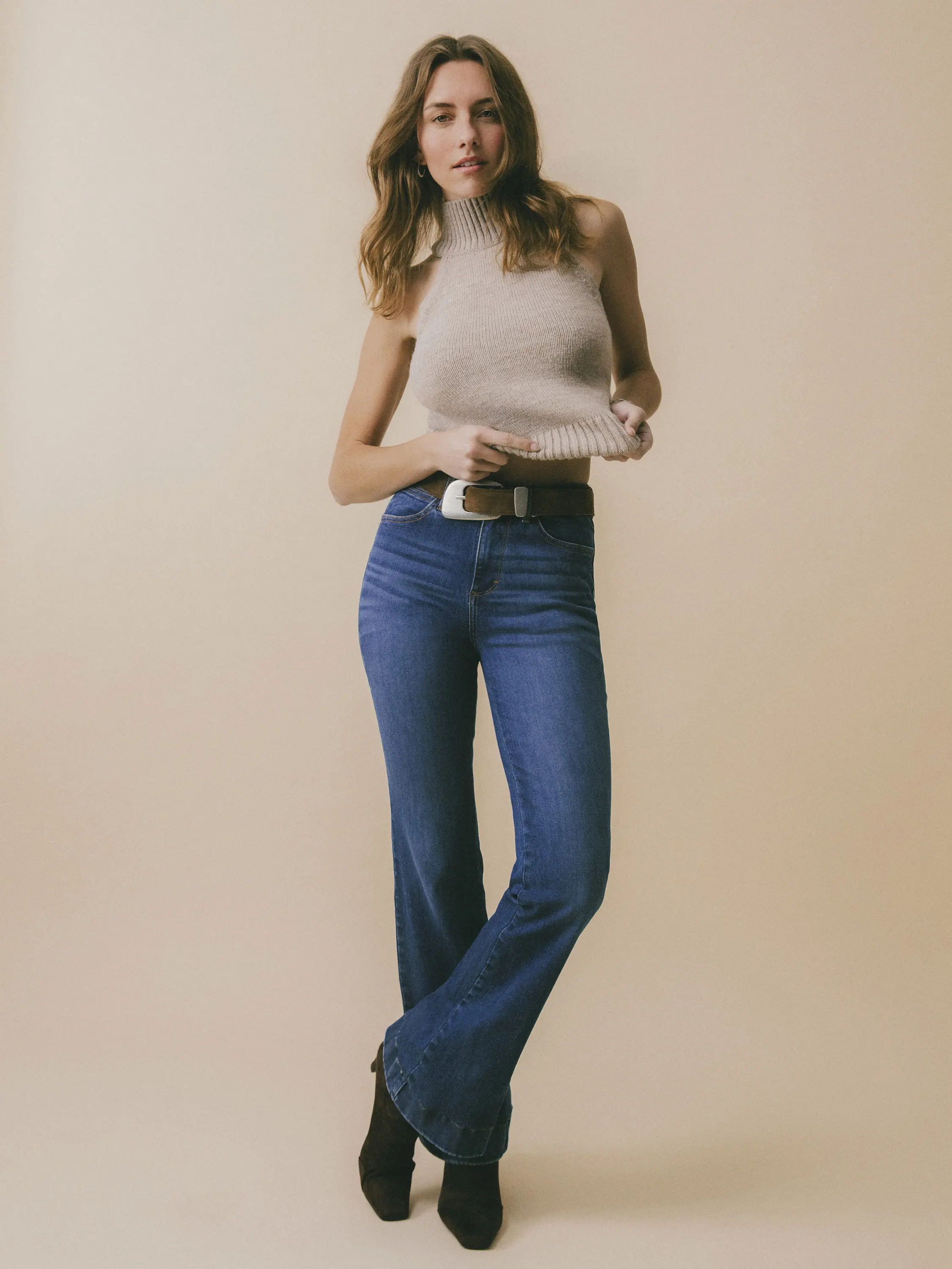 Women's Wrangler BESPOKE High Rise Trouser Jean in Reina Women's Wrangler BESPOKE High Rise Trouser Jean in Reina