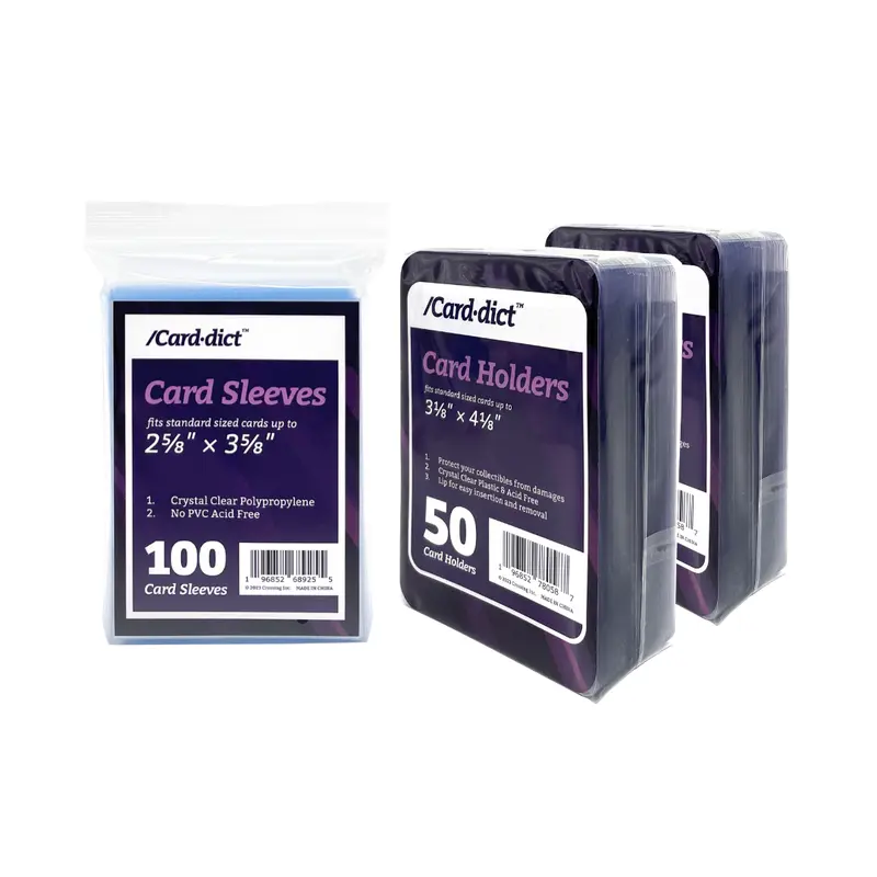Carddict Regular Card Sleeves - Soft Penny Card Sleeves Clear Plastic Card  - TikTok Shop