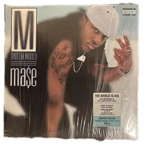 Ma$e-Harlem World 25th Anniversary Light Blue Translucent Vinyl Récord LP