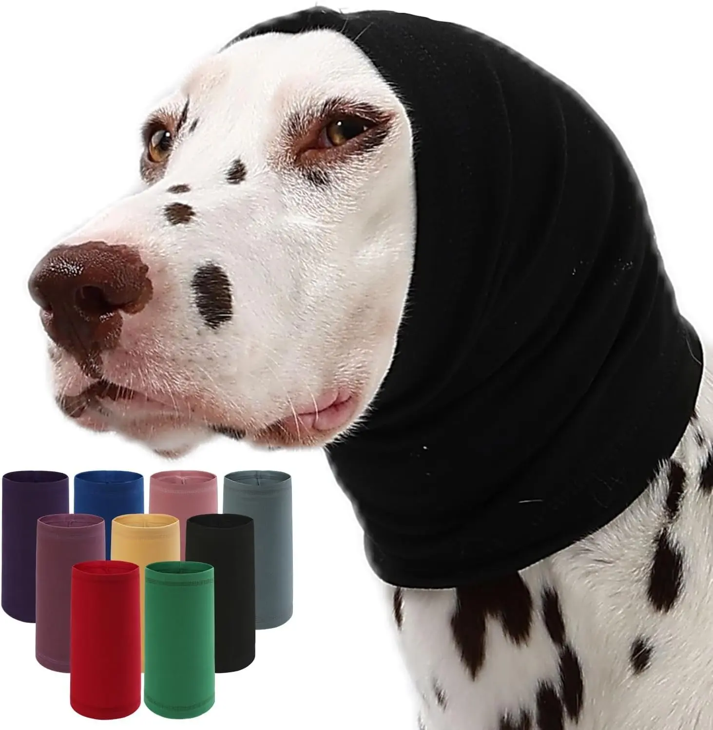 Dog Calming Hoodie Quiet Head Cover Sleeves Anxiety Relief/Noise Protection - Grooming - Thunder - Fireworks