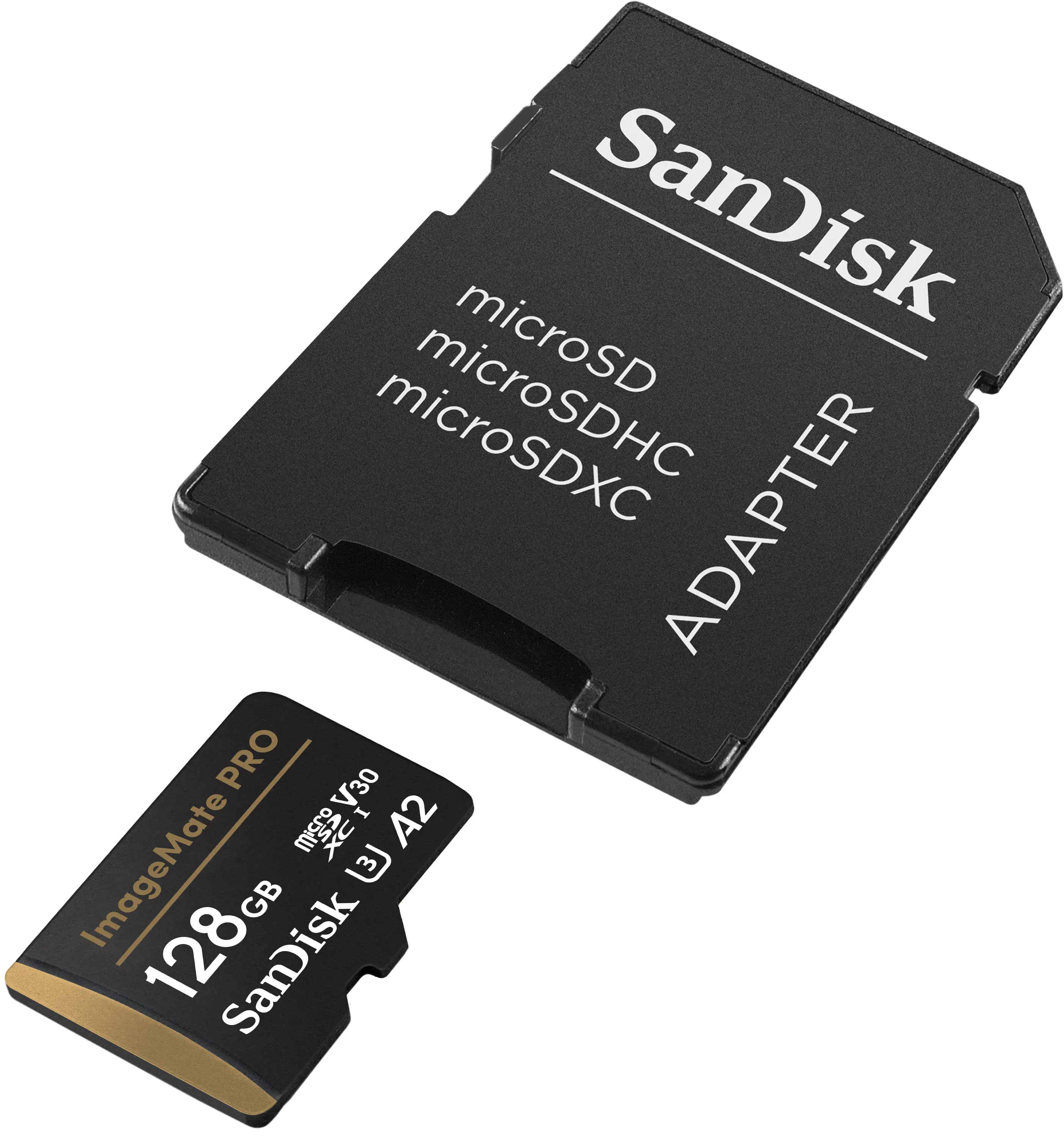 SanDisk ImageMate Pro Micro SDXC Flash Memory Card - 128GB High-Speed Data Storage for Computers, Office Equipment, Camera