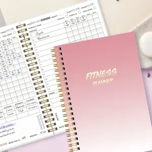 Fitness Plan Book for Women, Workout Log Journal, Fat Loss and Body Sculpting Training Tracker, Gym Goal Management Planner