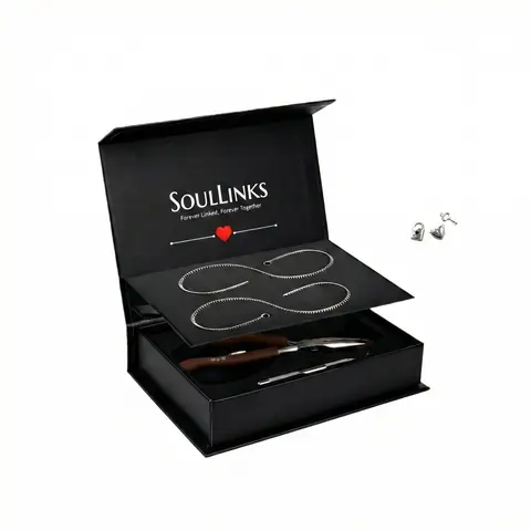 Soullink Permanent Couples Bracelets with Special Clasp - Perfect Date Night Gift for Anniversary and Birthday