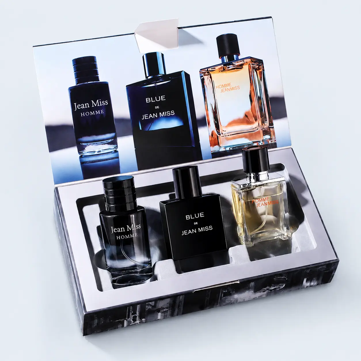 Men's Perfume Gift Set 3-in-1 Eau de Parfum Body Spray Collection – Long Lasting colognes Summer Woody Citrus Floral Vanilla Creamy Fragrance For Men, Luxury Travel Size Kit 3 x 30ml – Daily Wear, Business, Dating, Birthday & Anniversary Gift for Him
