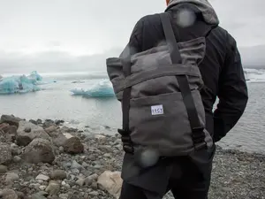 SSCY TACK DAY  - Convertible Tote Backpack Messenger with Italian Leather Handles & YKK Zippers - 15L Capacity - Ideal for Weekenders & Outdoor Adventures