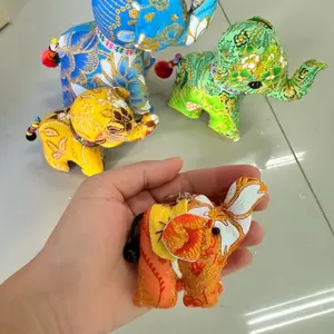 Handcrafted Elephant Keychain – A Charming Gift from Thailand, single item (shipping excluded)