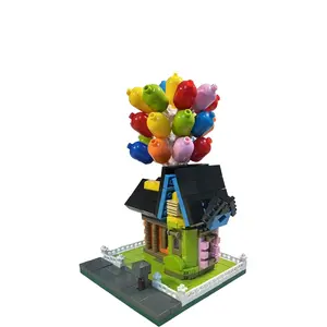 Balloon House Puzzle Model Kit, DIY Assembly Home Decor, Stress Relief & Collectible Display, Perfect for Flower Arrangement & Lighting