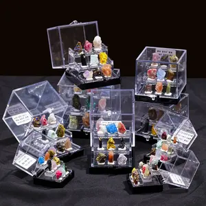 Natural Crystal Rough Raw Stone Mineral Specimen, Collectible Rock Ores Gemstone for Home Office Decor, Unique Gift Idea, Quartz Crystals