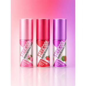 STAY COOL Mouth Spray 3-Pack - Bubblemint, Strawberry, Watermelon | Sugar-Free & Alcohol-Free, Pocket-Sized Fresh Breath On the Go Oral Care Product Oral Spray Set