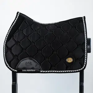 Royal Equestrian Saddle Pad Jump Black Silver