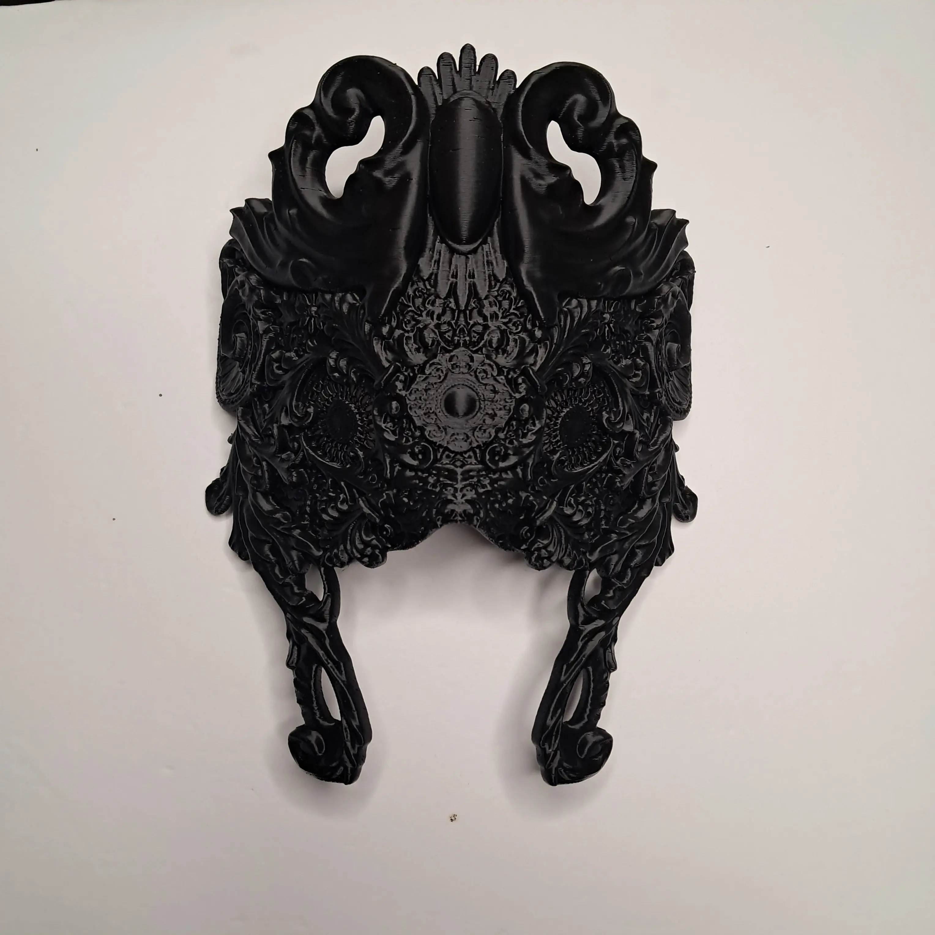 3D Printed Floral Design Cosplay Mask, Lightweight Party Mask Accessory for Festive & Party Supplies, Adventure