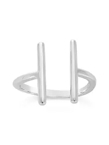 Sterling Silver Parallel Bar Ring