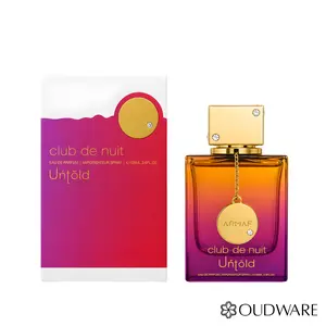 Armaf Club De Nuit Untold Eau De Parfum 105ml (3.6 oz) - Genderless Fragrance With Notes of Saffron, Jasmin & Cedarwood