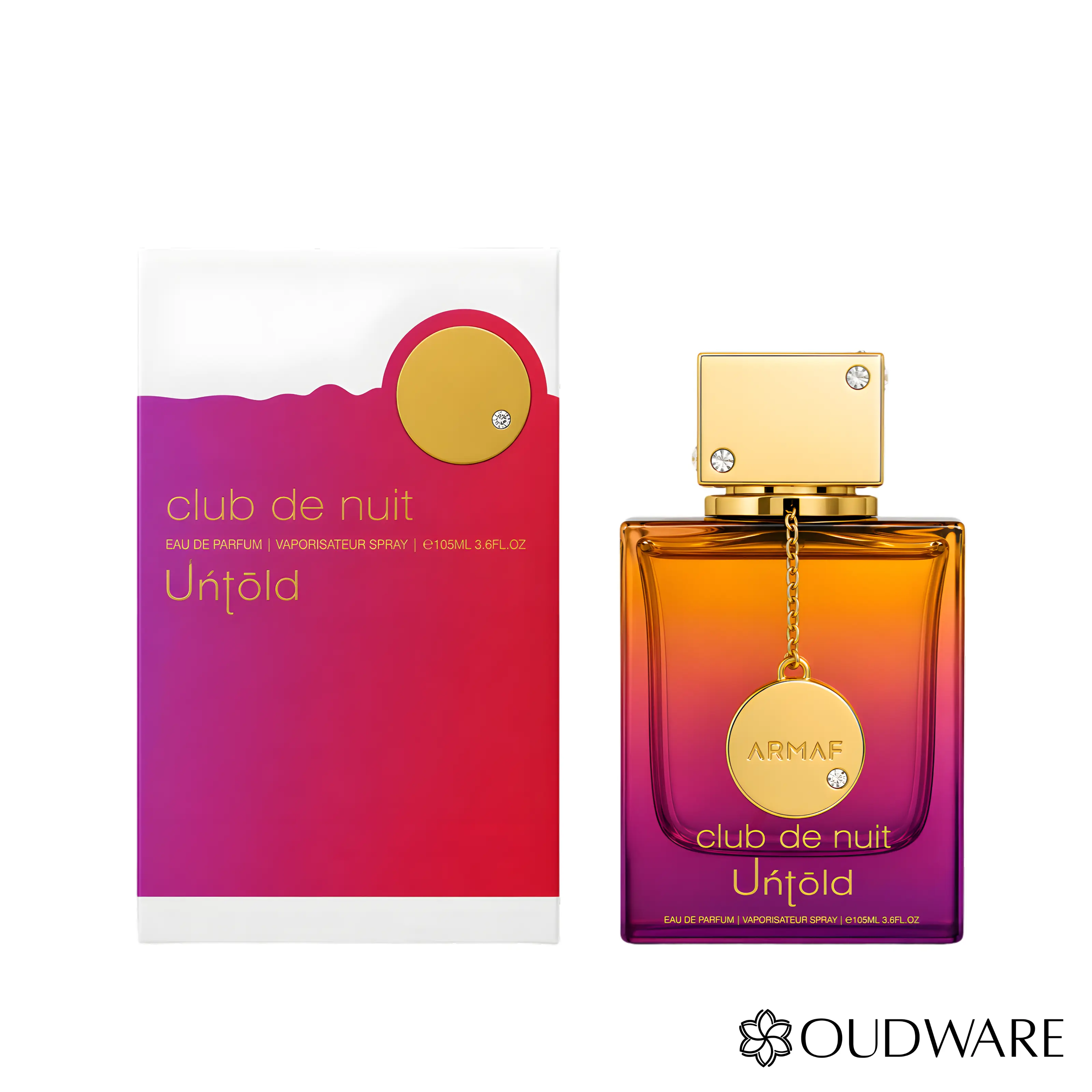 Armaf Club De Nuit Untold Eau De Parfum 105ml (3.6 oz) - Genderless Fragrance With Notes of Saffron, Jasmin & Cedarwood