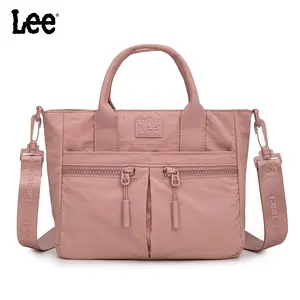 Lee Nylon Small Crossbody Bag with Adjustable Strap Lightweight Durable Multiple Pockets Perfect for Travel Work School Women's Valentine's Day Gift