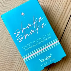 Vacation Shake Shake SPF 50 Mineral Milk Sunscreen - Lightweight Sun Protection Daily Skincare Facial Comfort Skin Repair