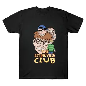Vinyl Eltingville-Club Tee Graphic T-Shirt Streetwear Holiday Wear y2k cotton fashion Streetwear Lover Gift Top Trending