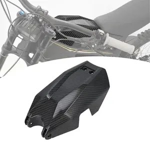 Battery Cover for Talaria Sting MX3 MX4 Accessories Water Transfer Carbon Fiber Battery Guard Pattern for Talaria Sting MX3 MX4 Fender Mudguar Off-road Electric Bike Motorcycle Parts Easy Installation / Removal