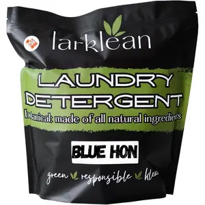 Laundry Detergent Powder| Non-Toxic Laundry Detergent for Sensitive Skin| Easy To Use, Stains, Gentle on Fabrics| Botanical Laundry Powder (Blue Hon)| Natural (Fruity and Floral)
