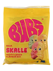 Bubs Sour Jelly Skulls 90g