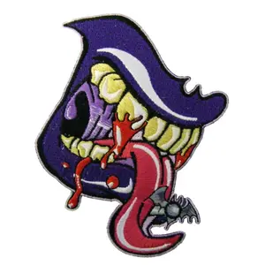 Vamp Mouth Iron-On Patch