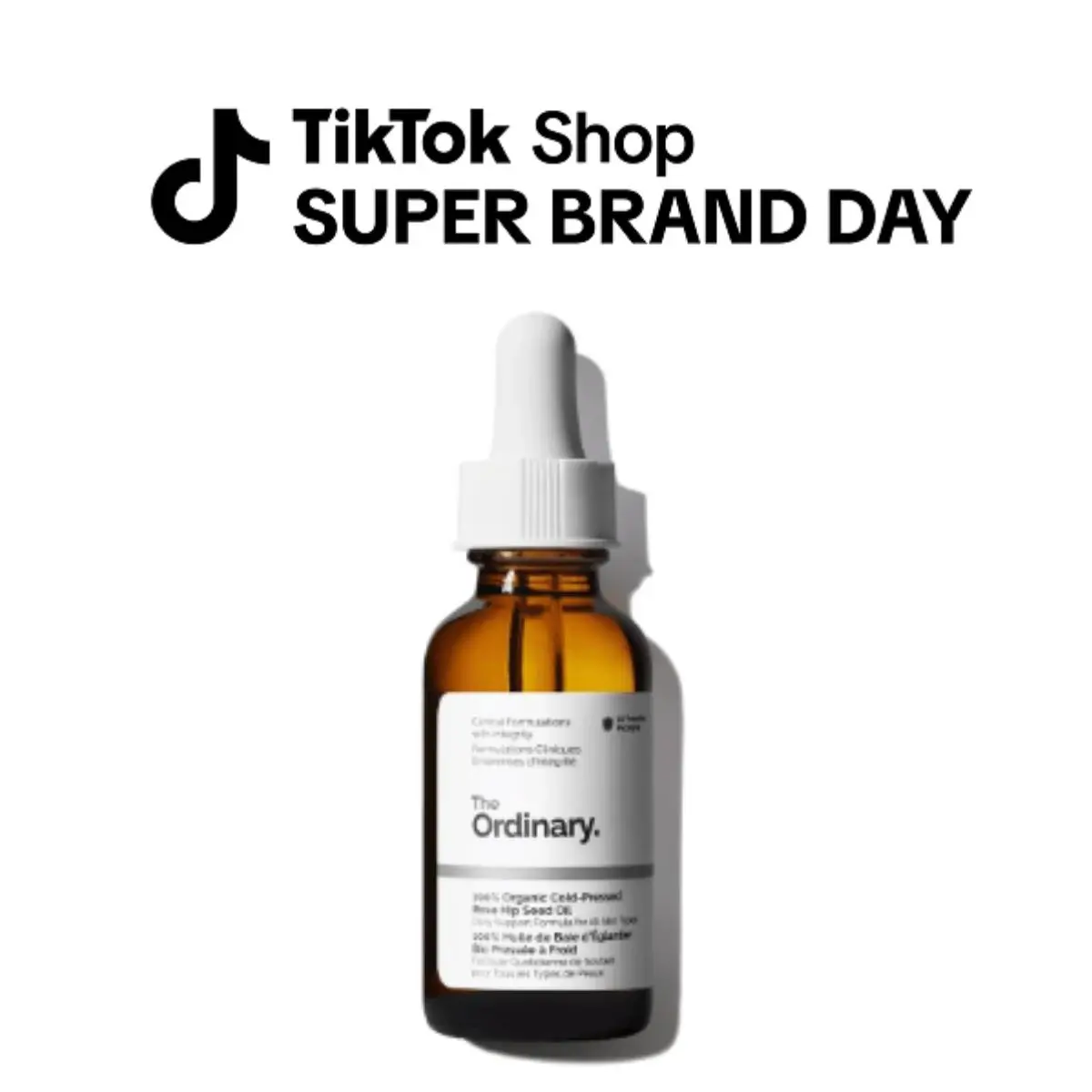 The Ordinary 100% Organic Cold-Pressed Rose Hip Seed Oil, Addresses Signs of Aging by Improving the Appearance of Uneven Skin Tone, Supporting Skin Elasticity, 1 Fl Oz