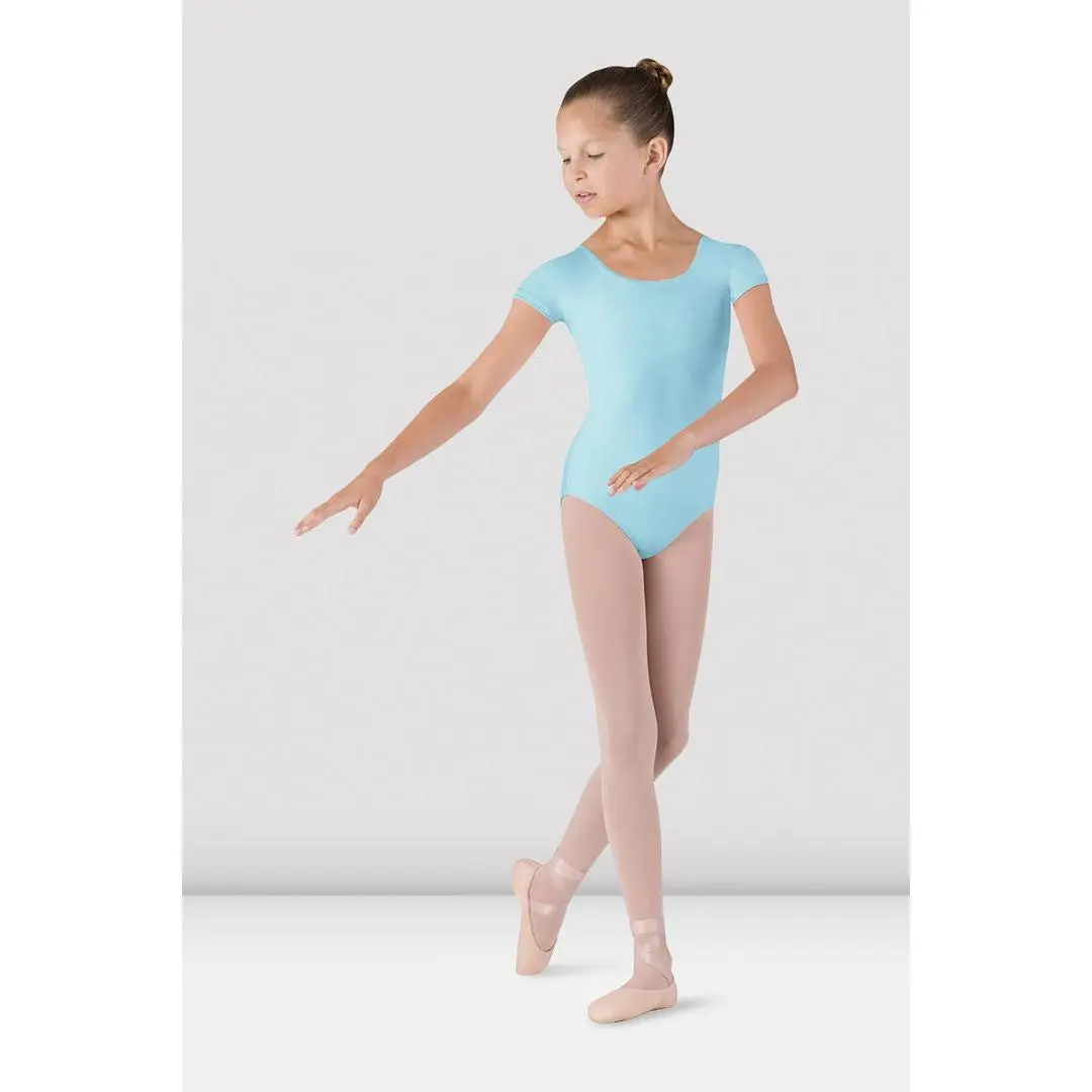 BLOCH - CL5602 Girls Cap Sleeve Leotard  Pastel Blue