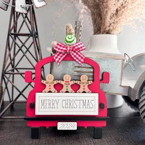 Red Truck Gingerbread Ornament