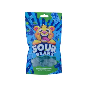 Sour Bears - Blue Raspberry, Sour Gummy Bears