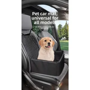 Car Pet Mat Thickened Co-Pilot Dog Bed Seat Cushion, Rear Seat Anti-Dirt Waterproof Cat Dog Mat