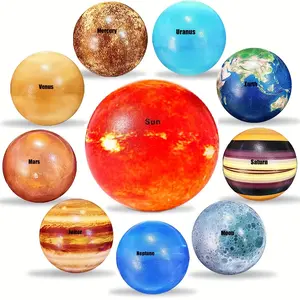 10pcs Solar System Planet Stress Balls,Relax Planets and Space Theme Party Favor, Anti Stress Solar Party Game,Birthday Gifts,Planet Gifts, Birthday Presents, Party Favors, Space Themed, Planet Design, Soft Ball Design