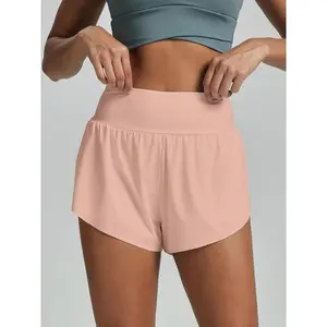 iVery Women's High Waist Quick Dry Running Yoga Shorts, Lightweight Summer Fitness Pants with Slim Fit Design, Anti-See Through Yoga Bottoms, Athleisure Casual Shorts, Yoga Biker Shorts