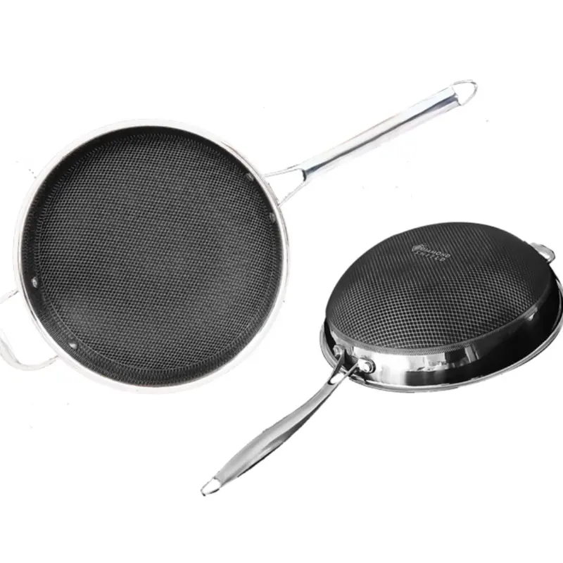 12 Inch Wok - 1 Piece Cookware Pans for Cooking