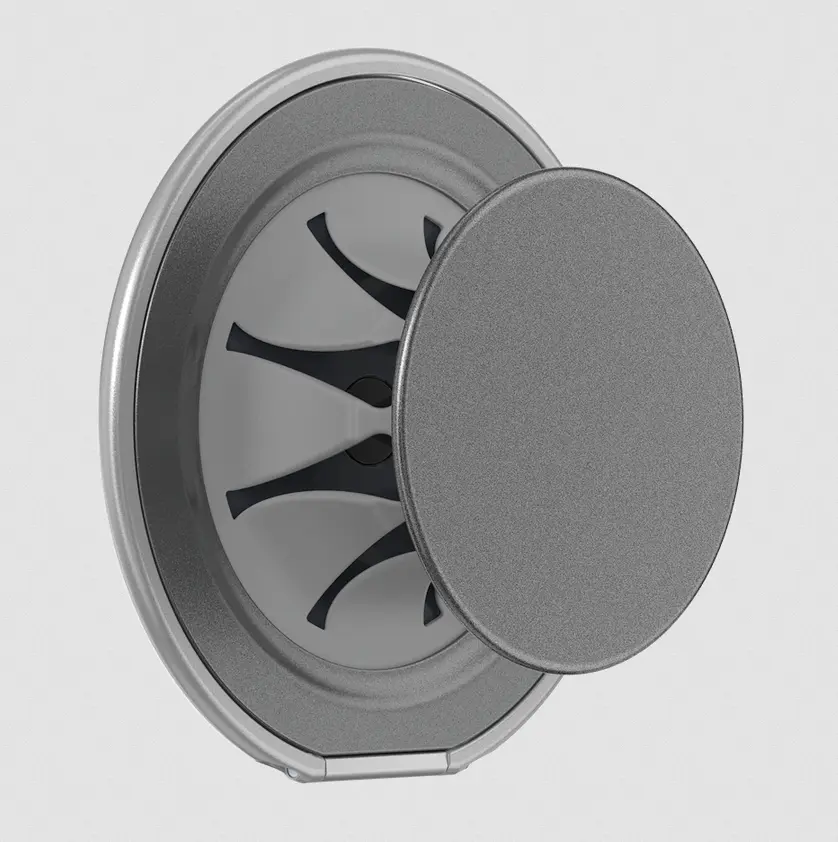 popsockets Gunmetal  MagSafe Low-Pro Grip & Stand