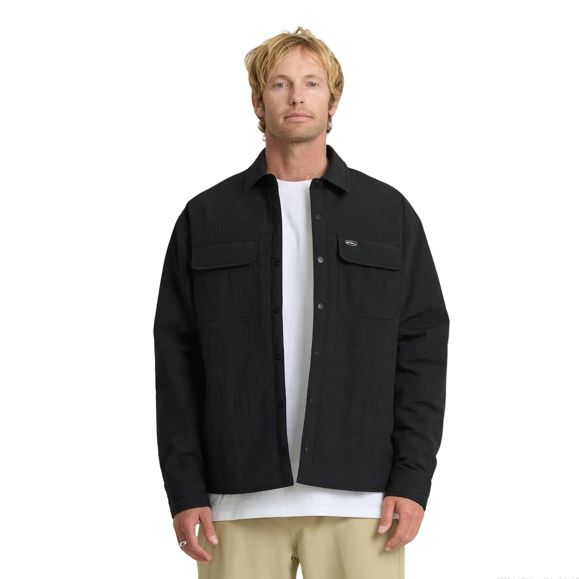 Quiksilver | Atlas Cold Snap Shacket | Men's Polyester | Casual Beach And Everyday Wear Jacket Menswear