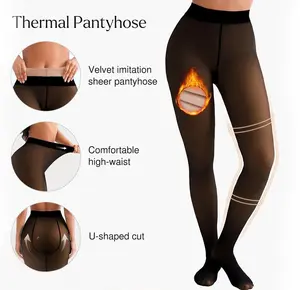 ​​Popilush Women's Socking & Spantyhose - Black Lace Trimmed Tights for Fashion-Forward Womenswear​ Sock Stocking